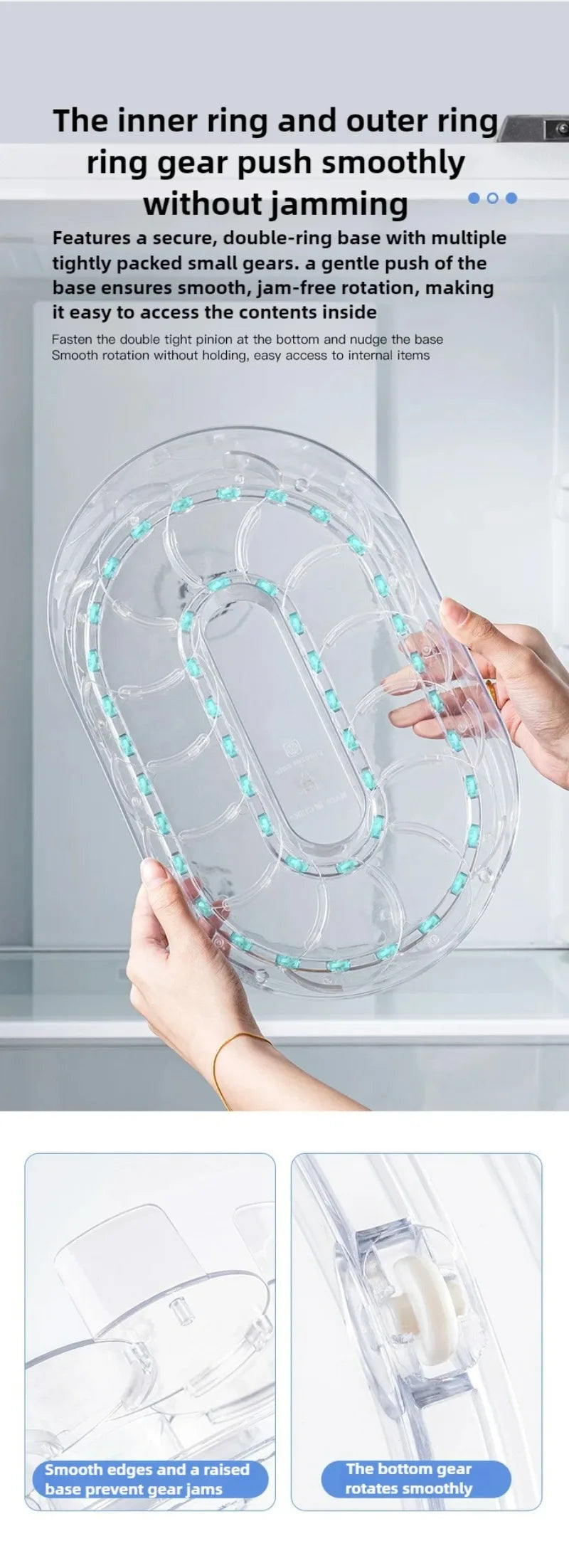 Plateau Rangement Rotatif 360°