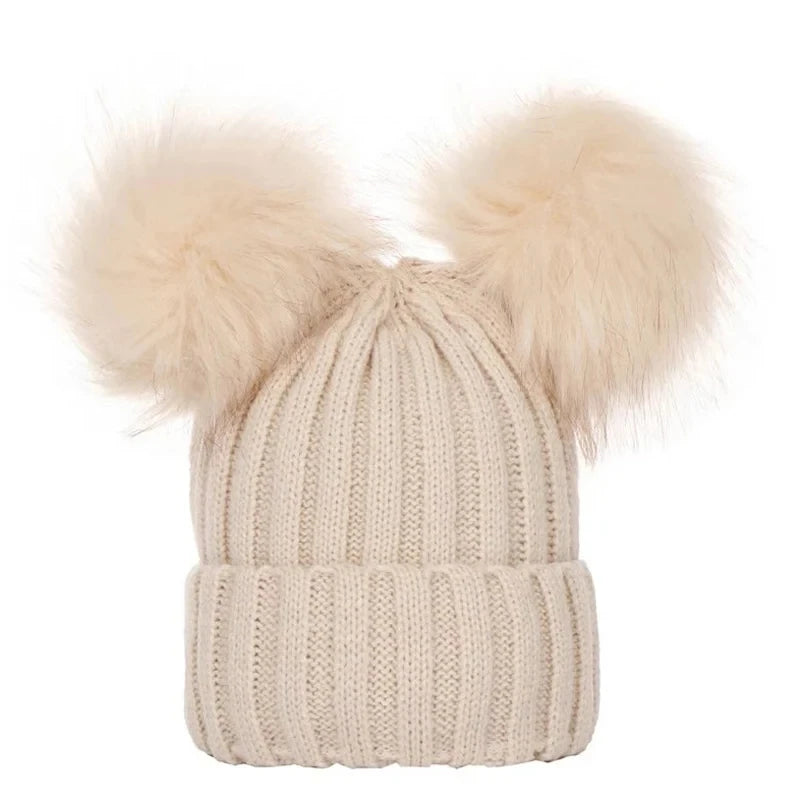 Bonnet Bébé Pompon Douillet