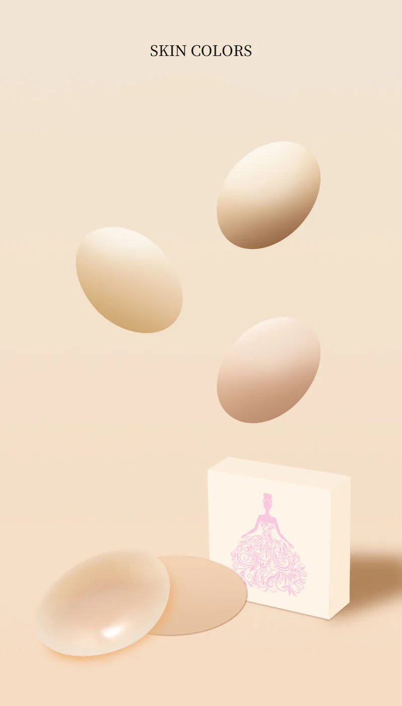 Cache-Cœurs Silicone Invisibles