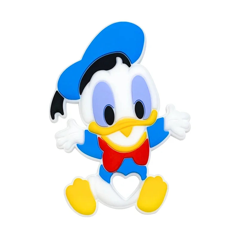 1pcs Silicone Cartoon Baby Teether Rodent Teething Toys Chewable Animal Beads Baby Products Nursing Gift DIY Pendant Necklace
