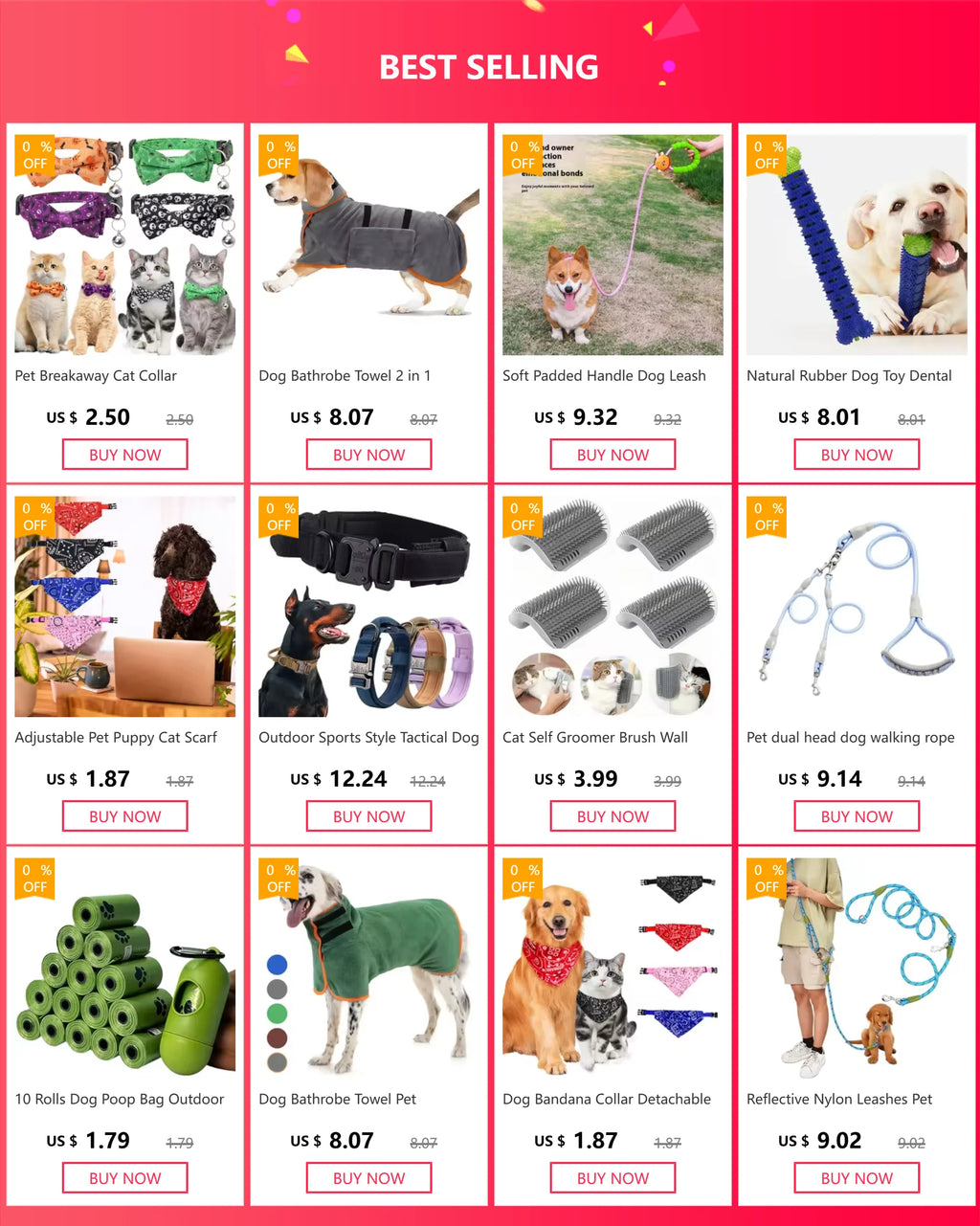 Peignoir Microfibre pour Animaux