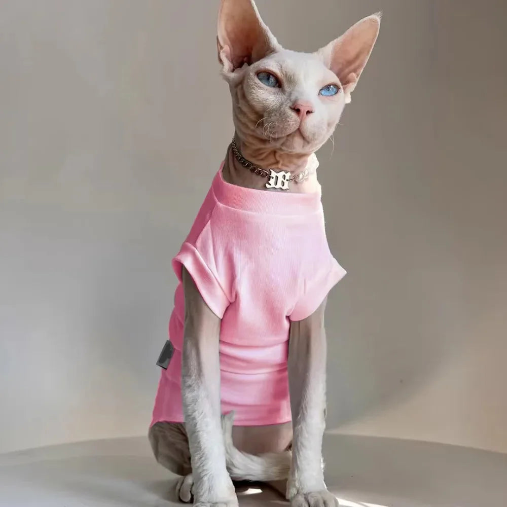 Gilet Chat Coton Doux