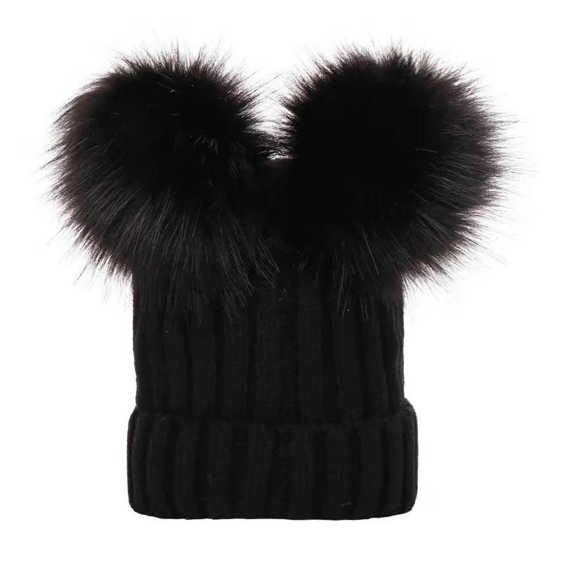 Bonnet Bébé Pompon Douillet