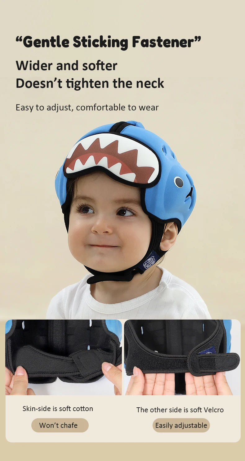 Casque Doux Anti-Chocs Bébé