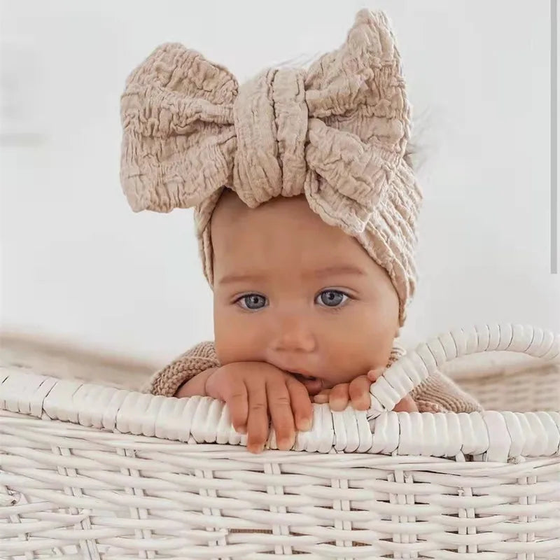 Bandeau Bébé Grand Nœud