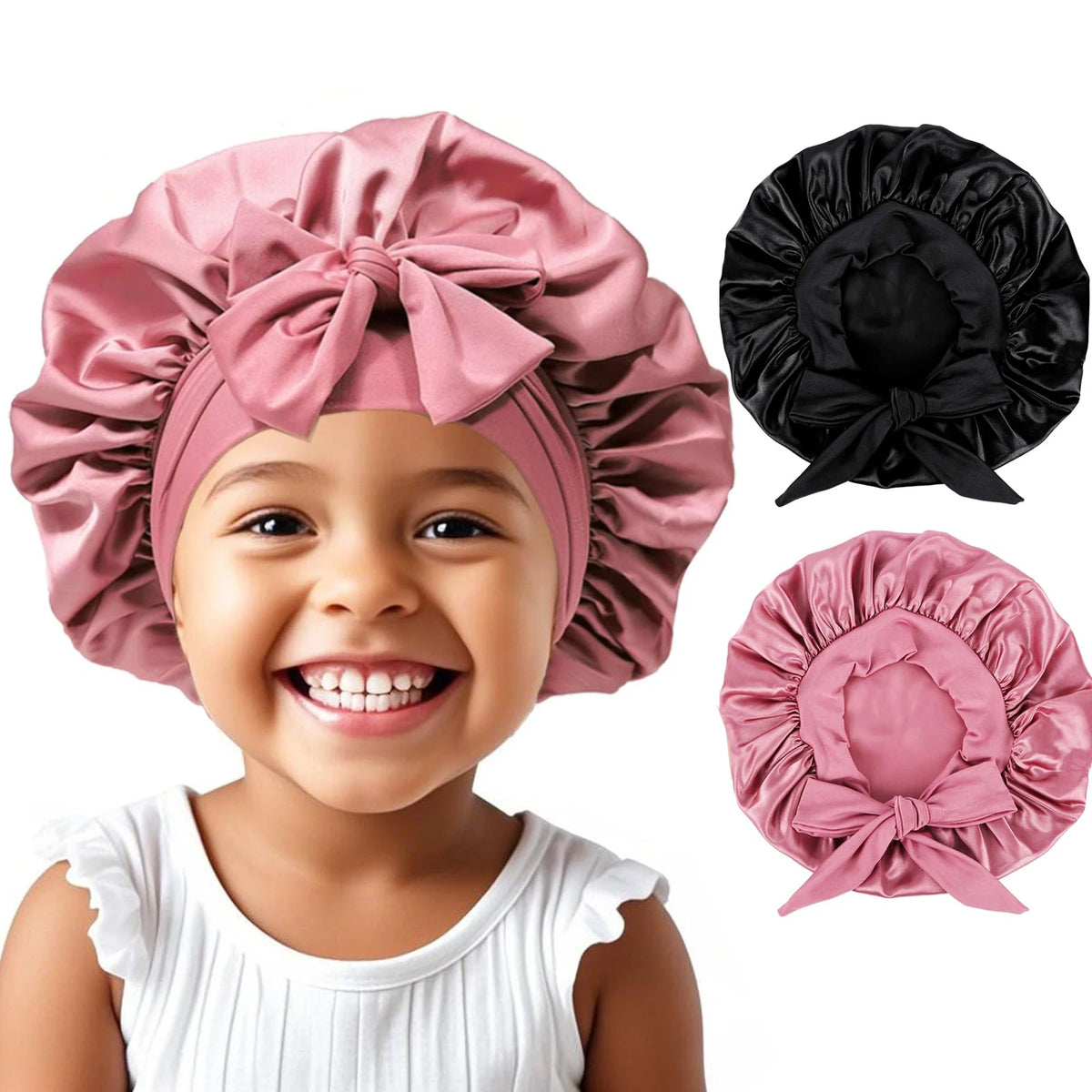 Bonnet Satin Enfant