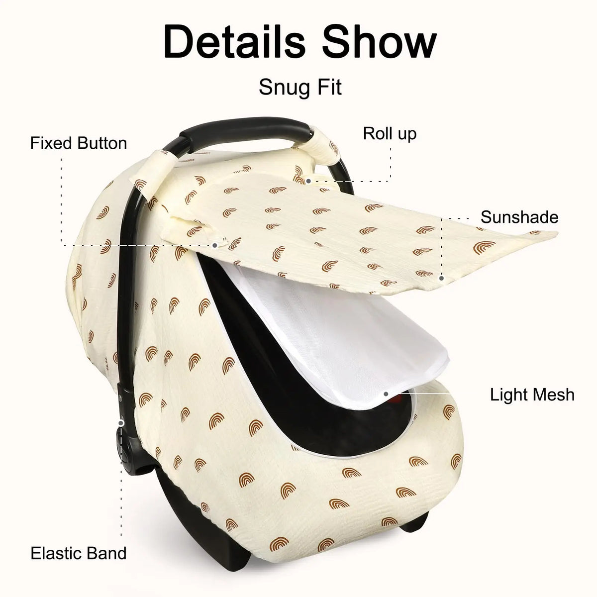 Cocon Muslin Siège Bébé