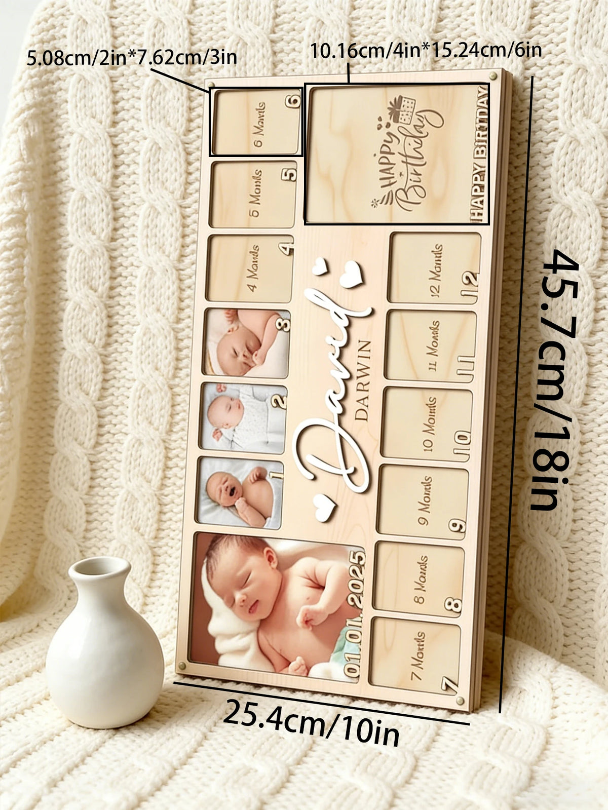 Cadre Bébé Personnalisé