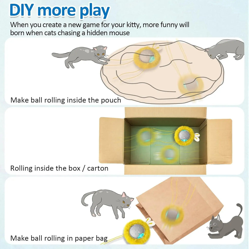 Balle Interactive pour Chat