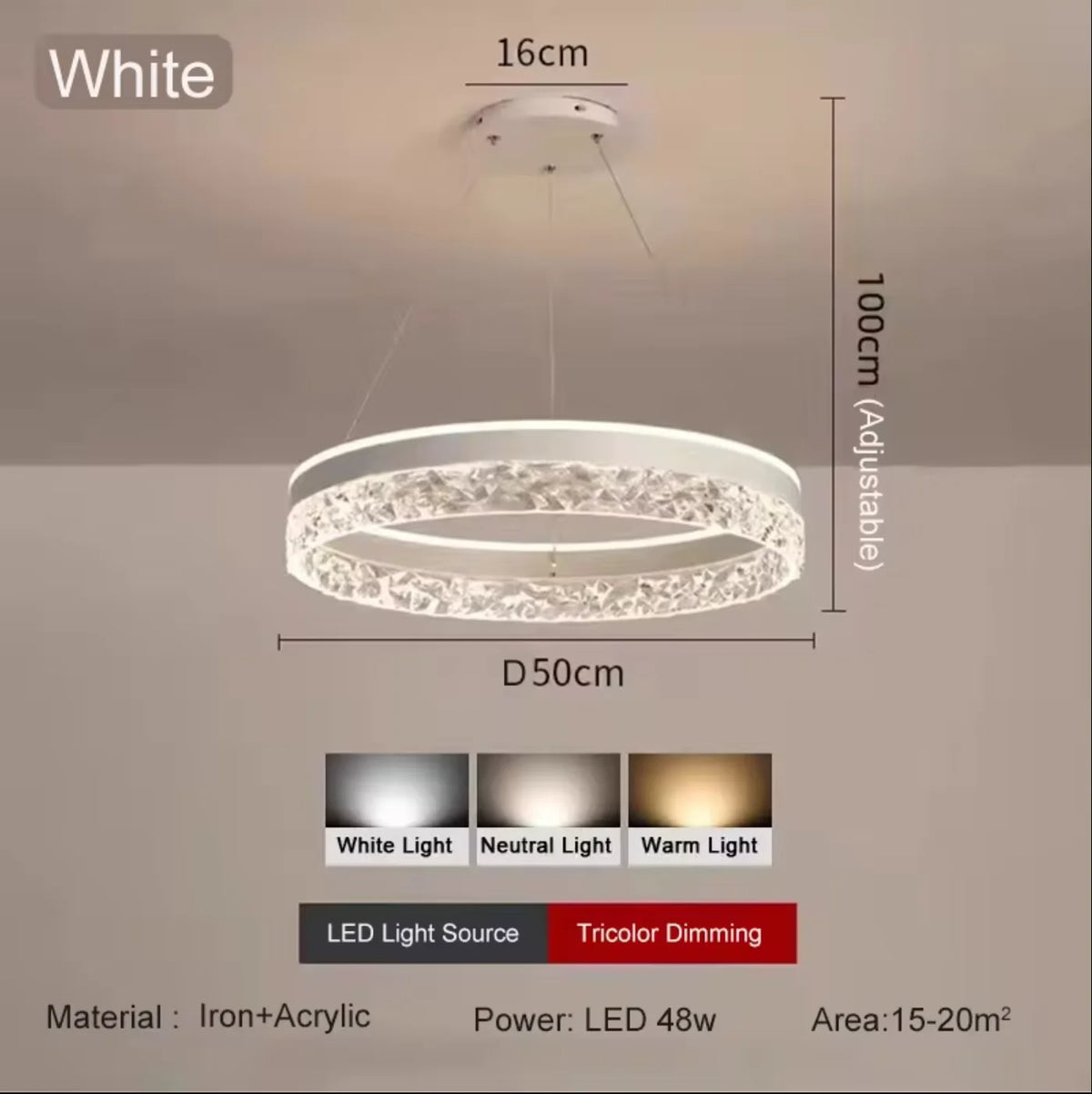Suspension LED Élégante