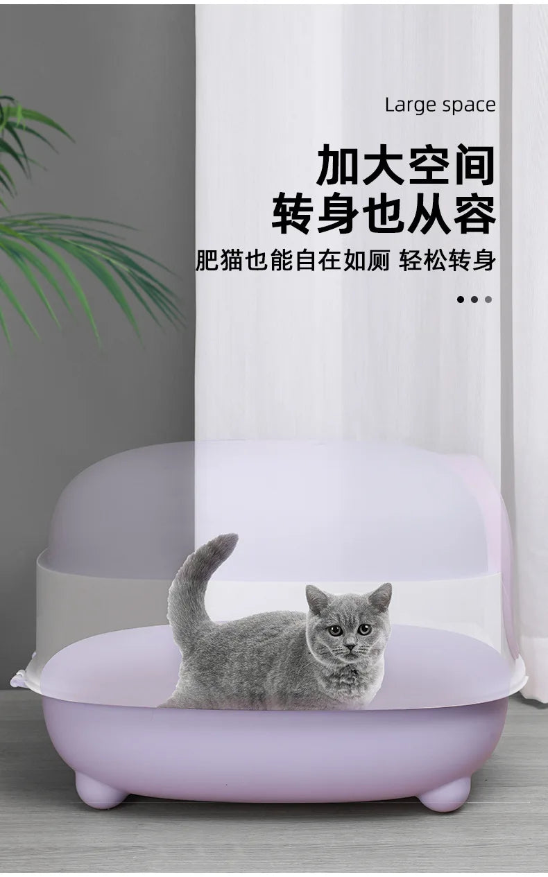 Litière XL Fermée pour Chat