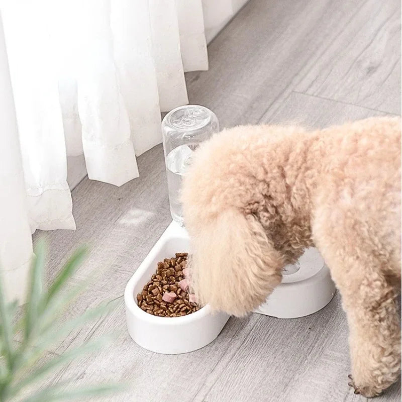 Dog Bowl Pet Automatic Feeder Dog Cat Drinking Bowl Feeding Dispenser Pet Supplies