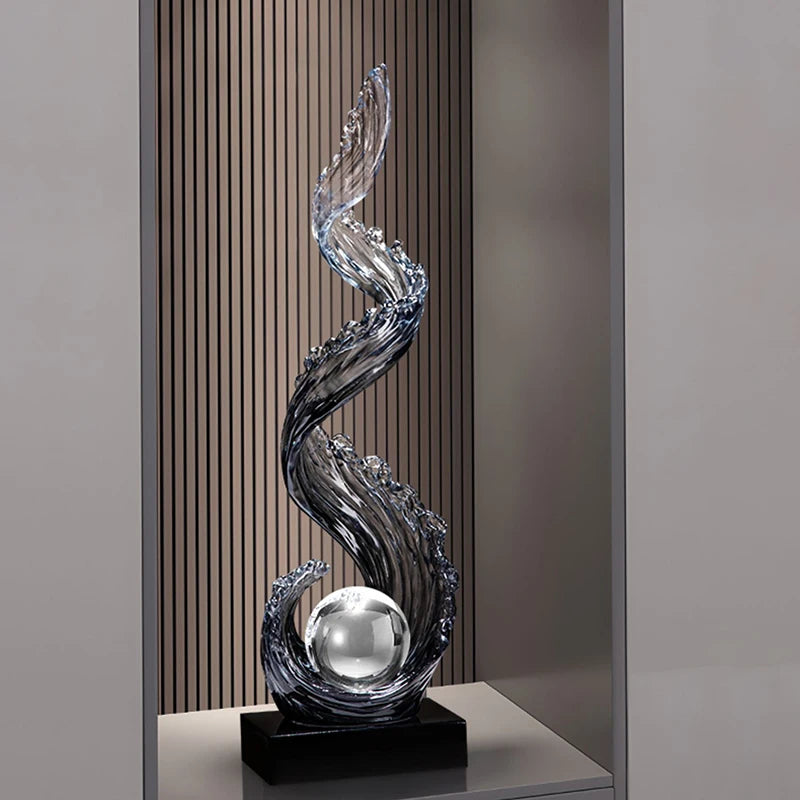 Sculpture Bleue Feng Shui