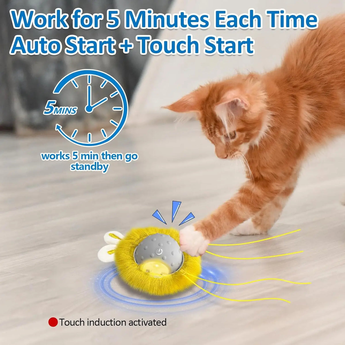 Balle Interactive pour Chat