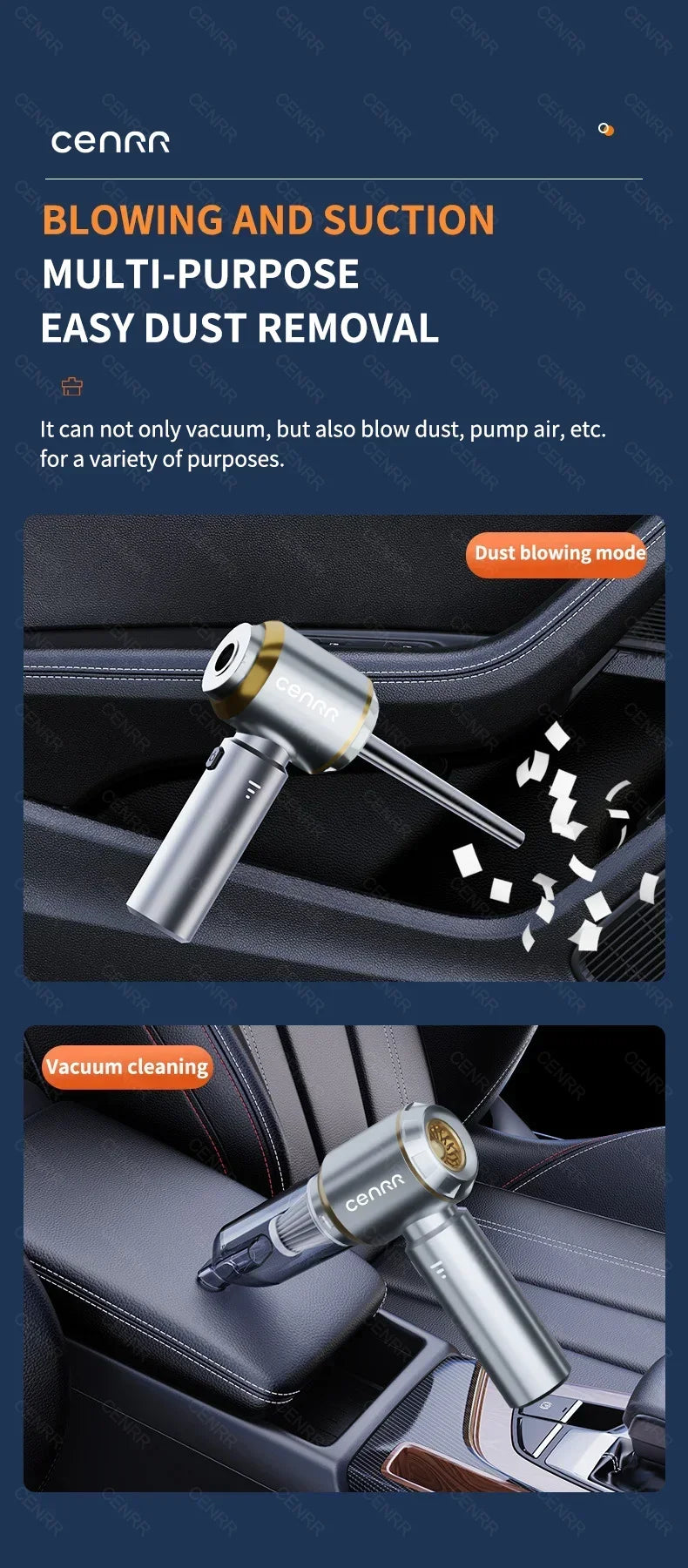 Aspirateur Voiture Sans Fil
