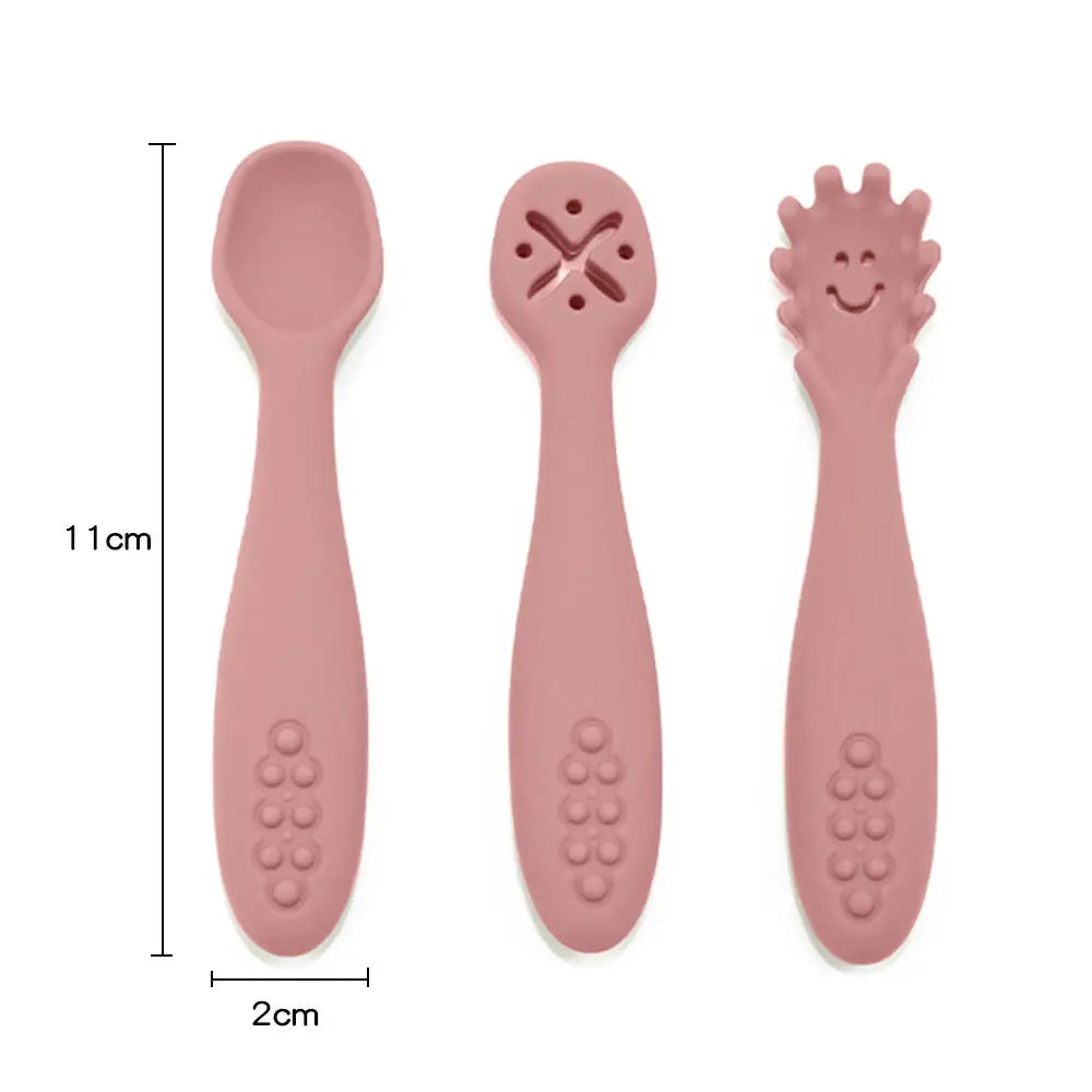 Couverts Bébé Silicone