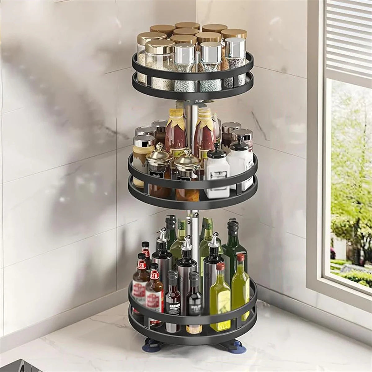 Organiseur Cuisine Rotatif Maison