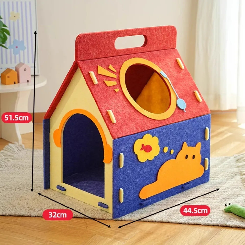 Maison Litière Douillette Chat