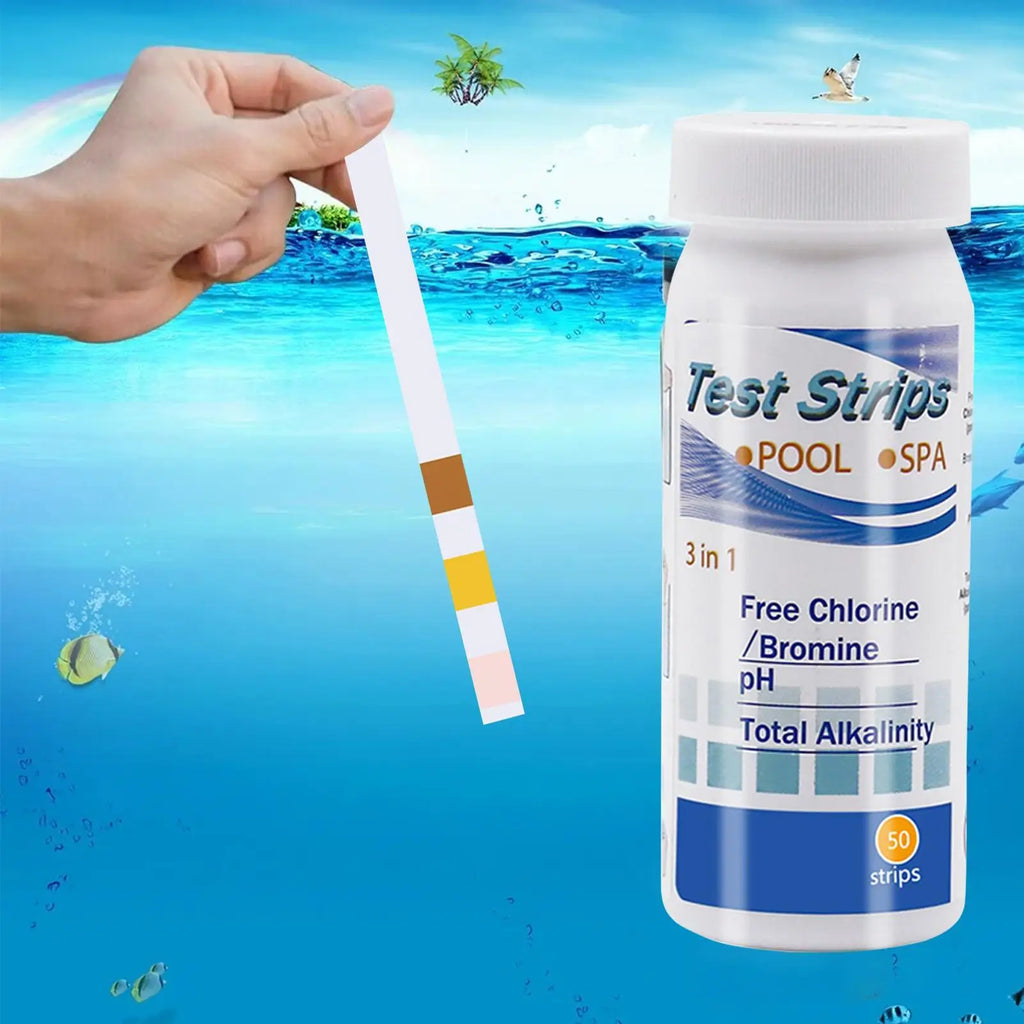 Bandelettes Test Piscine 3-en-1