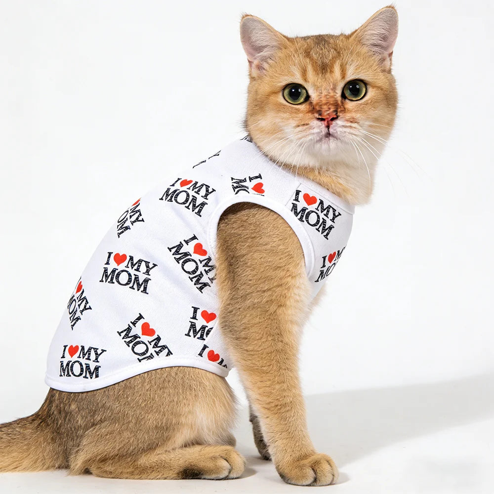 T-Shirt Été Respirant Chat