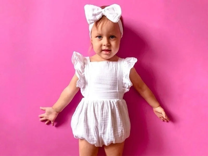 Barboteuse Bébé Rose Poudré