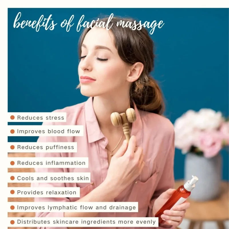 Roller Bois Massage Visage