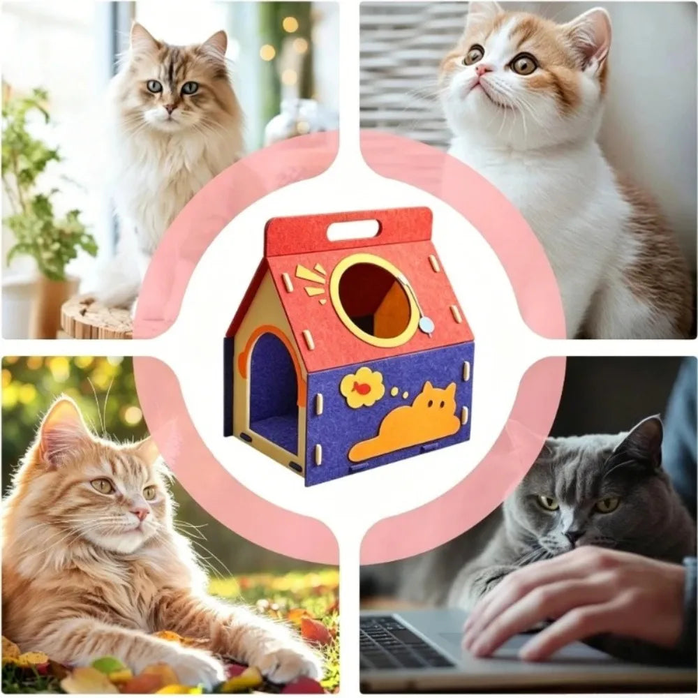 Maison Litière Douillette Chat