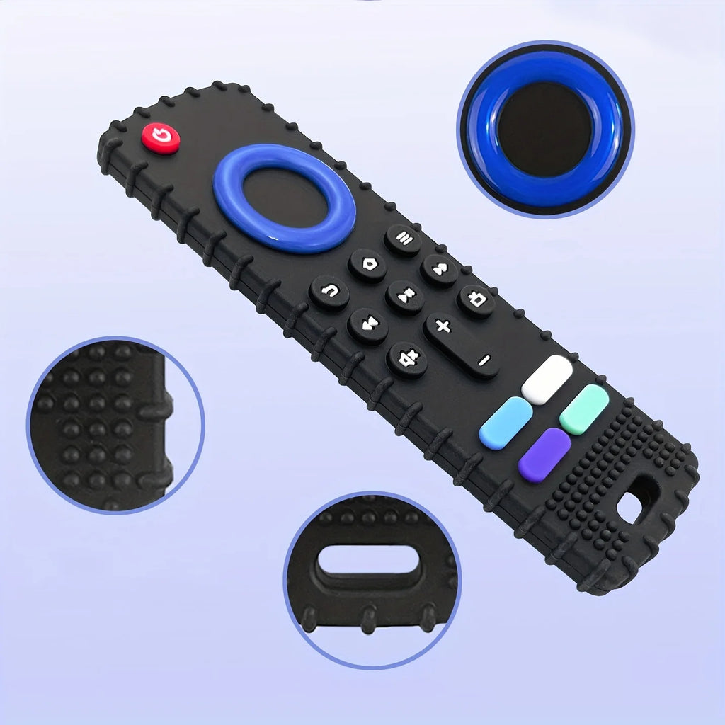 1PC Chew Dog Teething Toy Silicone Remote Control for Puppies-Multi-Color Options Available,Silicone Material,Pet Teething Stick