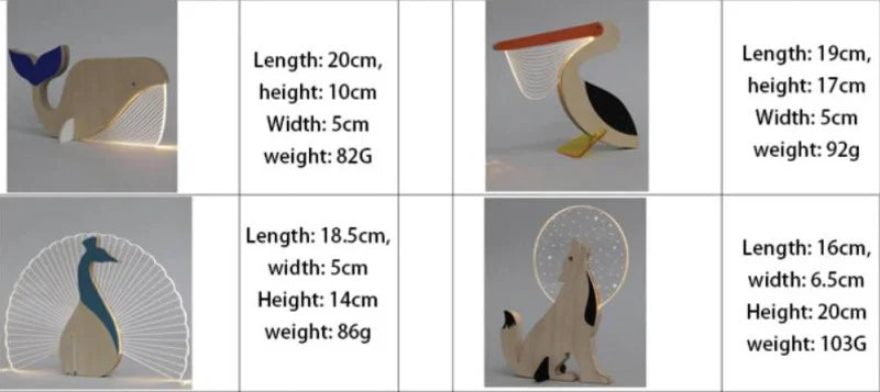 Animaux Lumineux Décoratifs