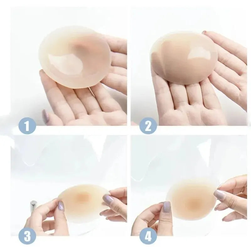Cache-Cœurs Silicone Invisibles