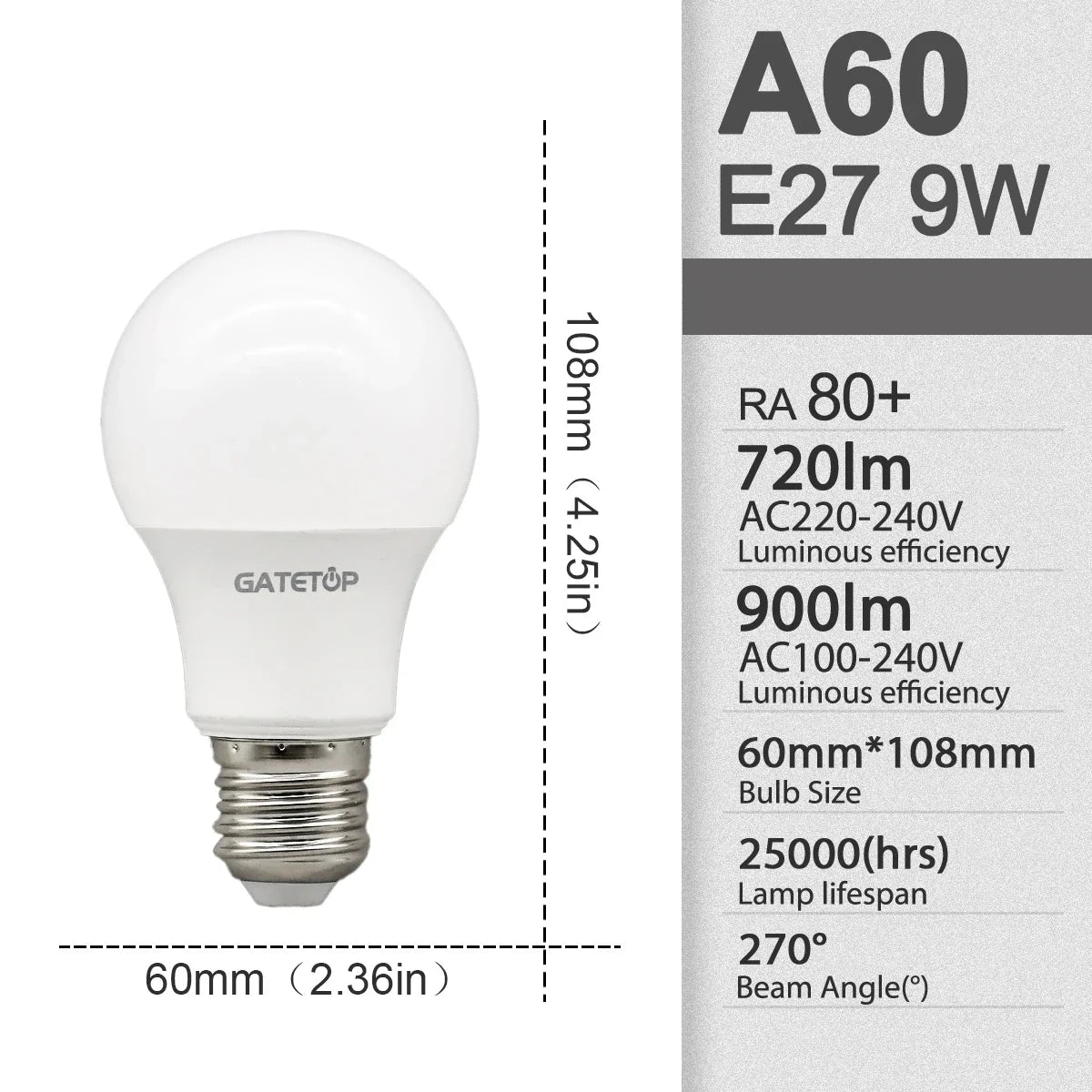 Ampoules LED E27 Économiques