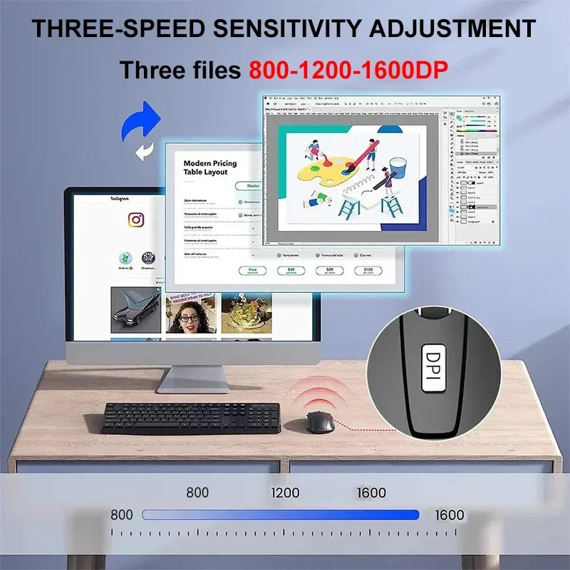 Souris Sans Fil Ergonomique
