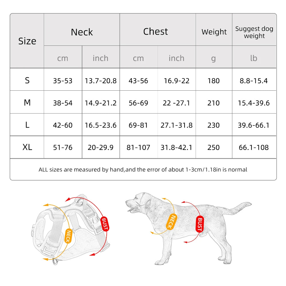 Harnais Chien Anti-Traction
