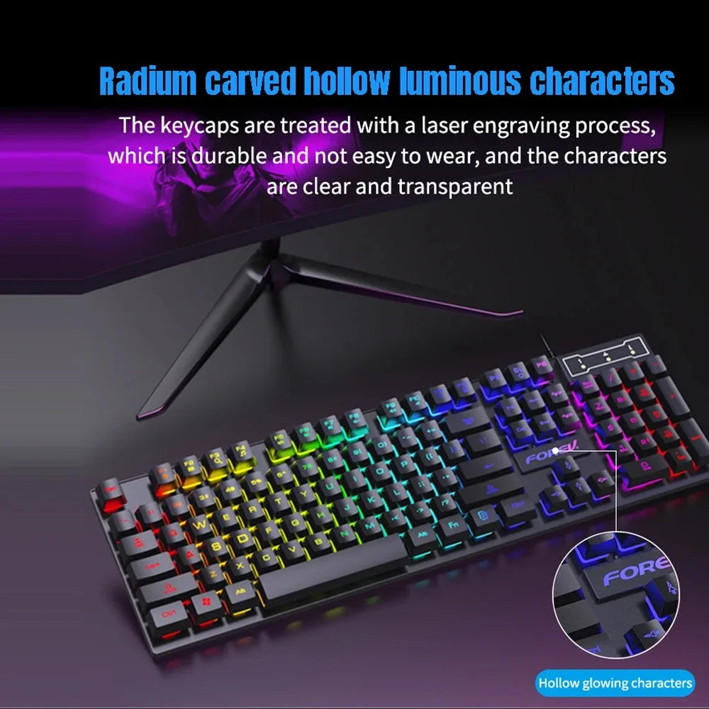 Clavier Mécanique Gaming Lumineux