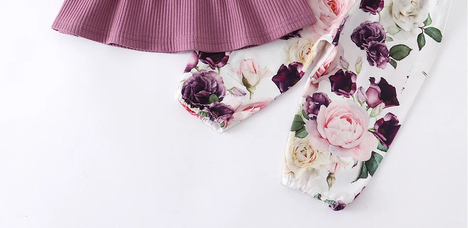 Ensemble Fleurie Bébé Fille