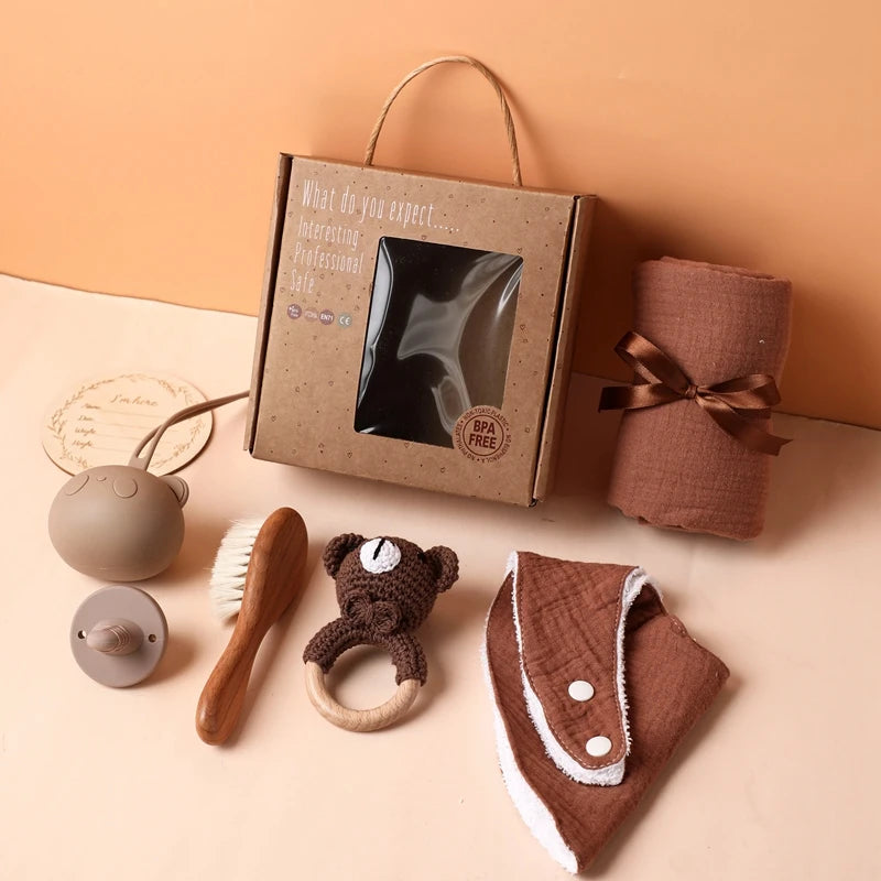 BaBy Accessories Photography Props Newborn Keepsakes Memories Milestone Cards Monthly Blanket Babies Photos Baby Birth Gift Set