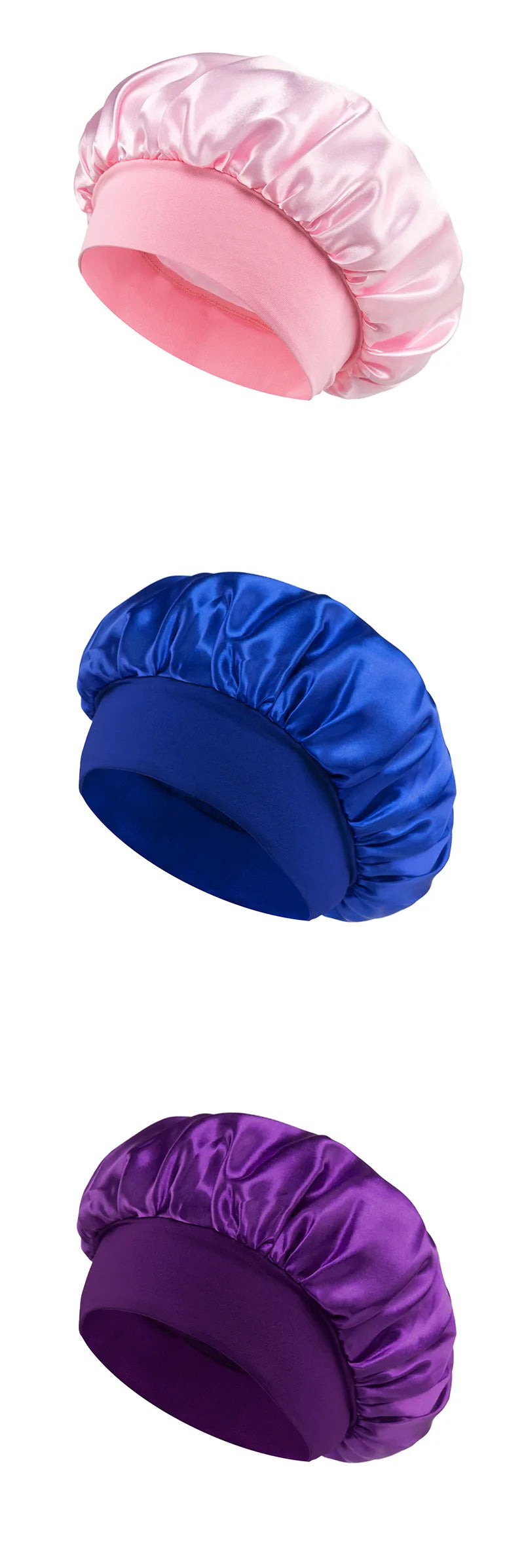 Bonnet Satin Bande Large