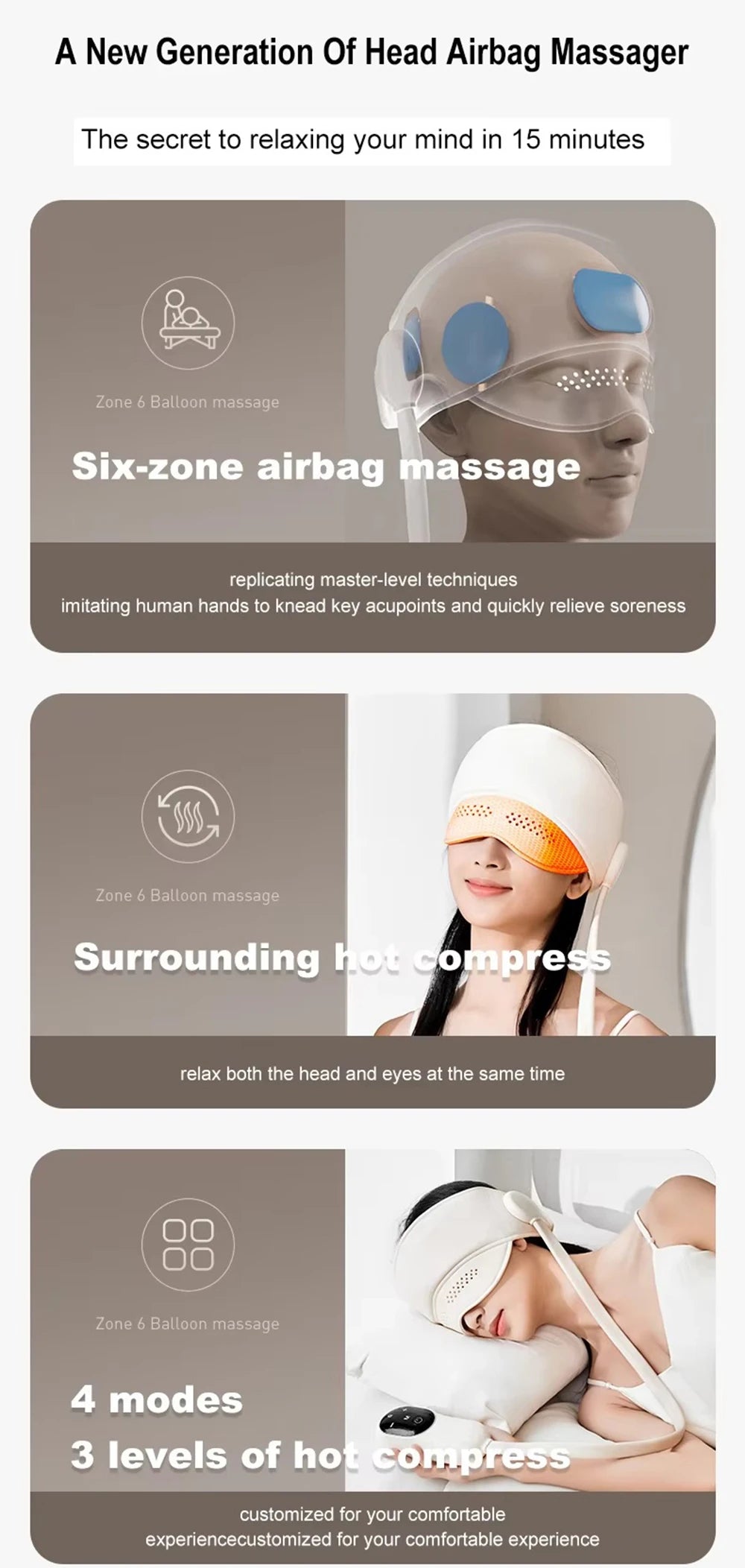 Casque Massage Relaxant