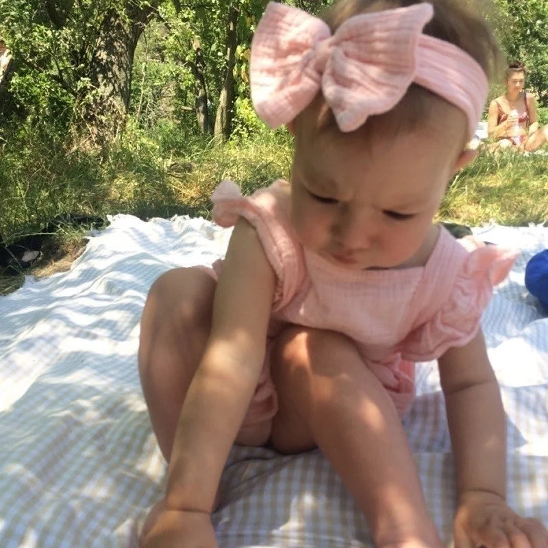 Barboteuse Bébé Rose Poudré