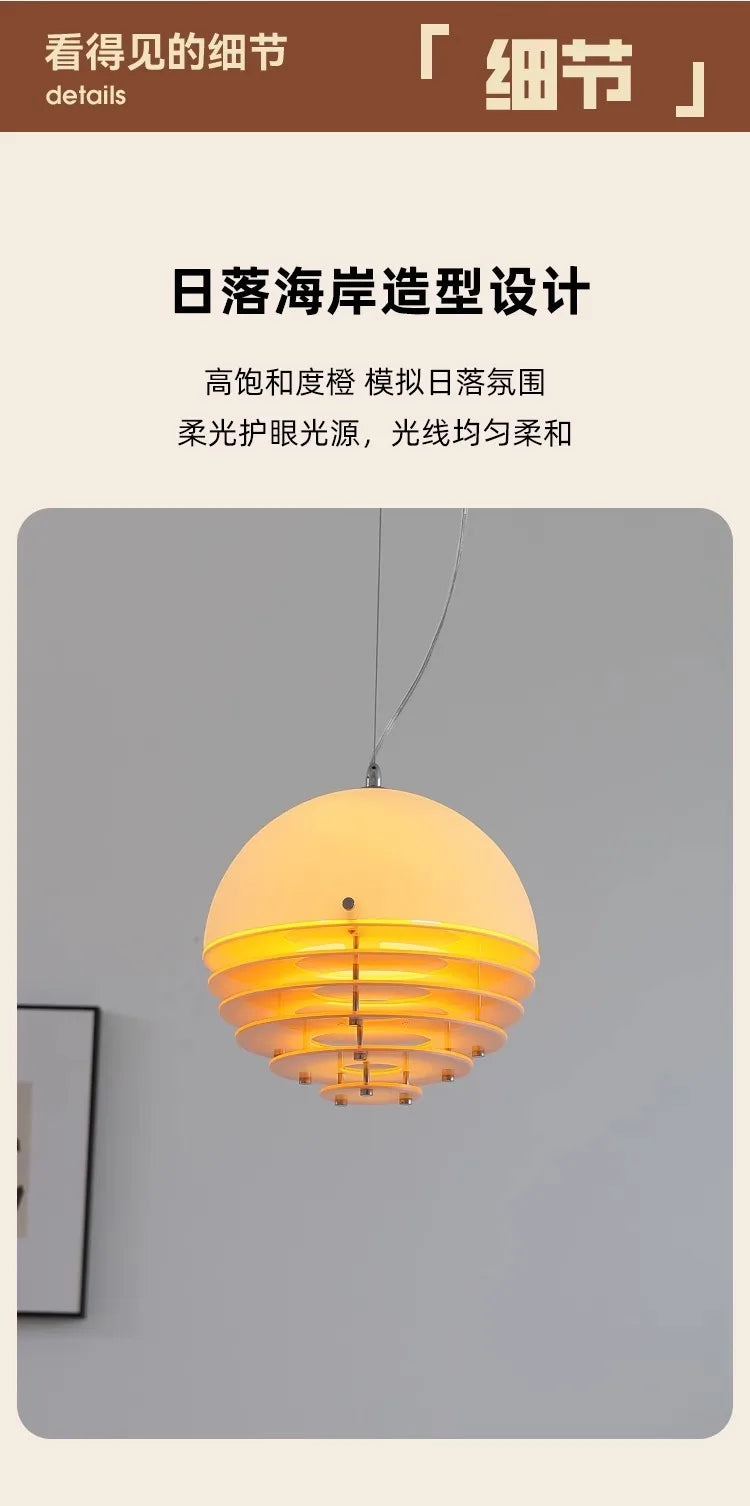 Suspension Orange Sunset