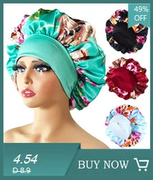 Bonnet Satin Floral XXL