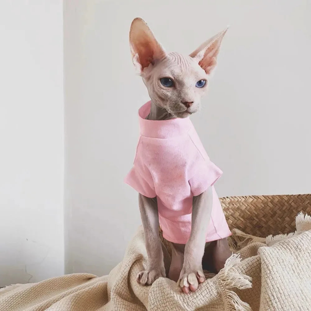 Gilet Chat Coton Doux