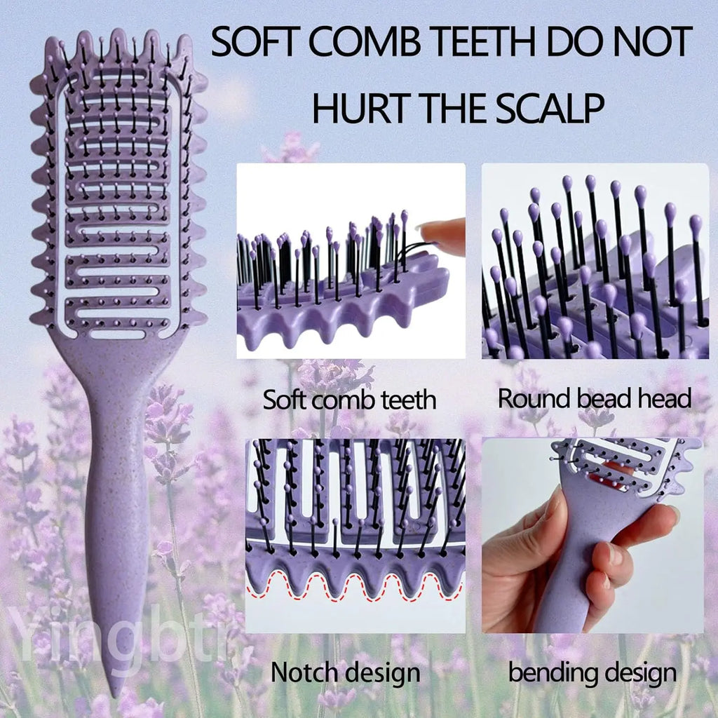 Brosse 3-en-1 Boucles