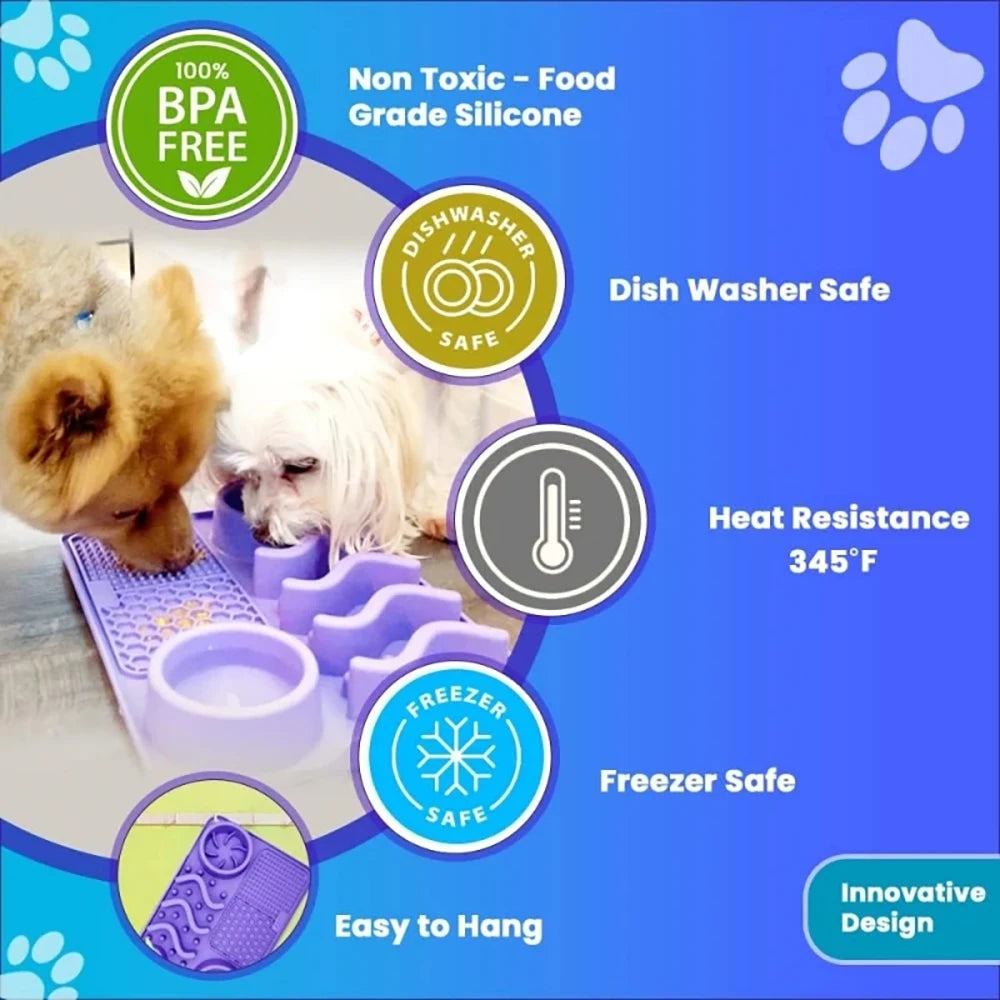 Tapis Slow Feeder Apaisant pour Chiens
