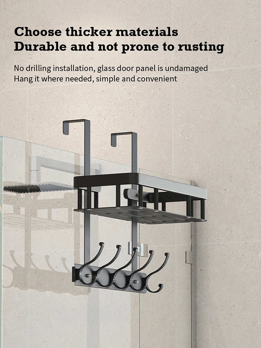 Étagère Douche Sans Perçage