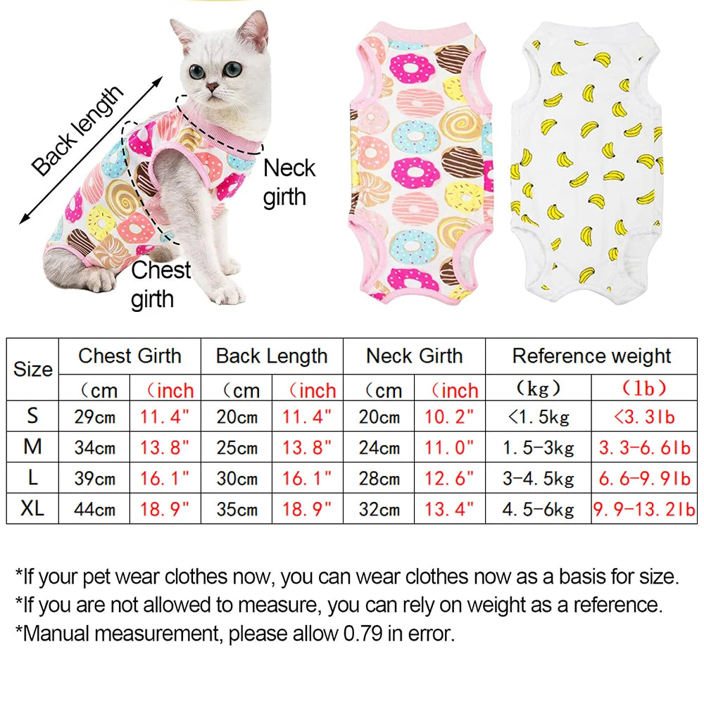 Combinaison Récupération Pour Chat