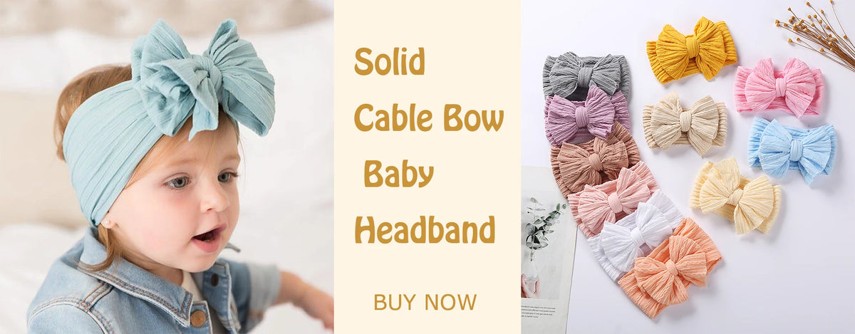 Bandeau Nœud Douillet Bébé