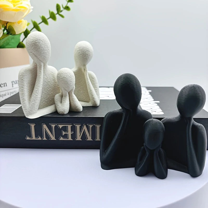 Statue Famille Minimaliste