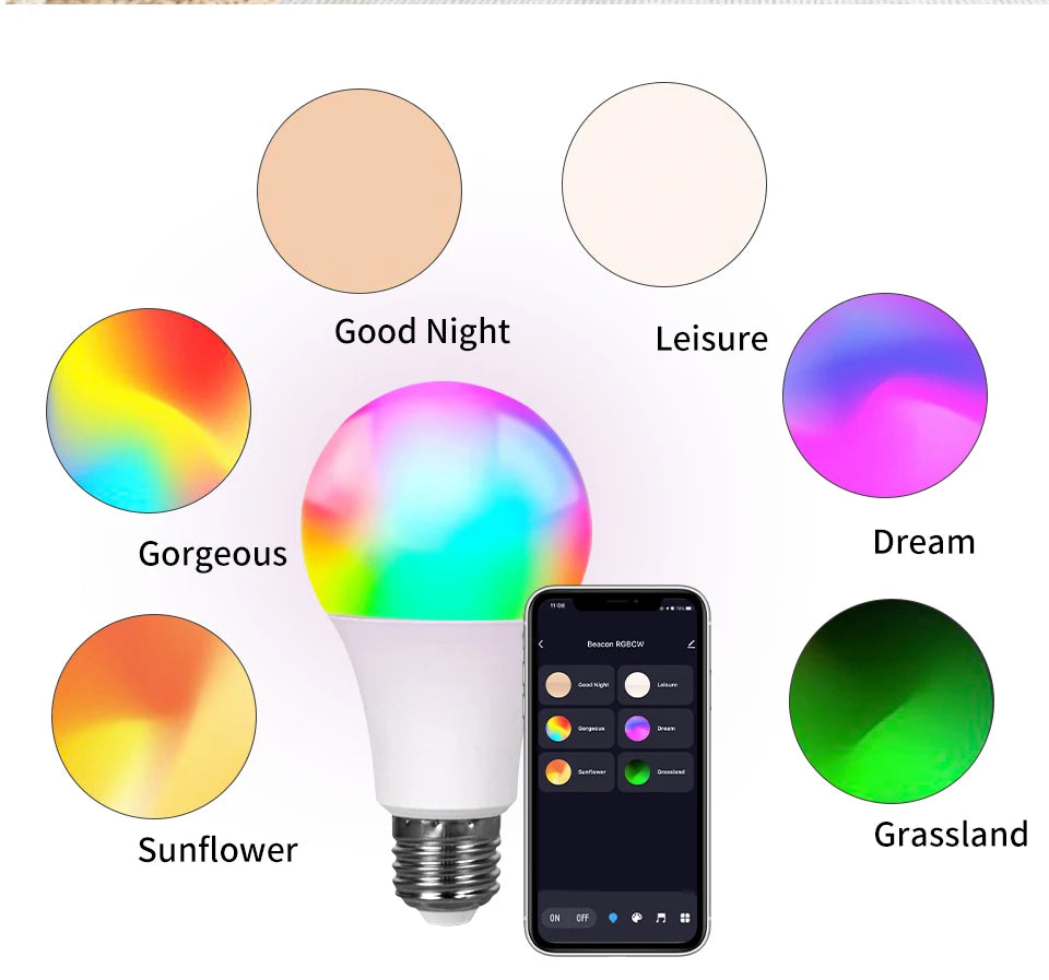 Ampoule LED Intelligente RGB