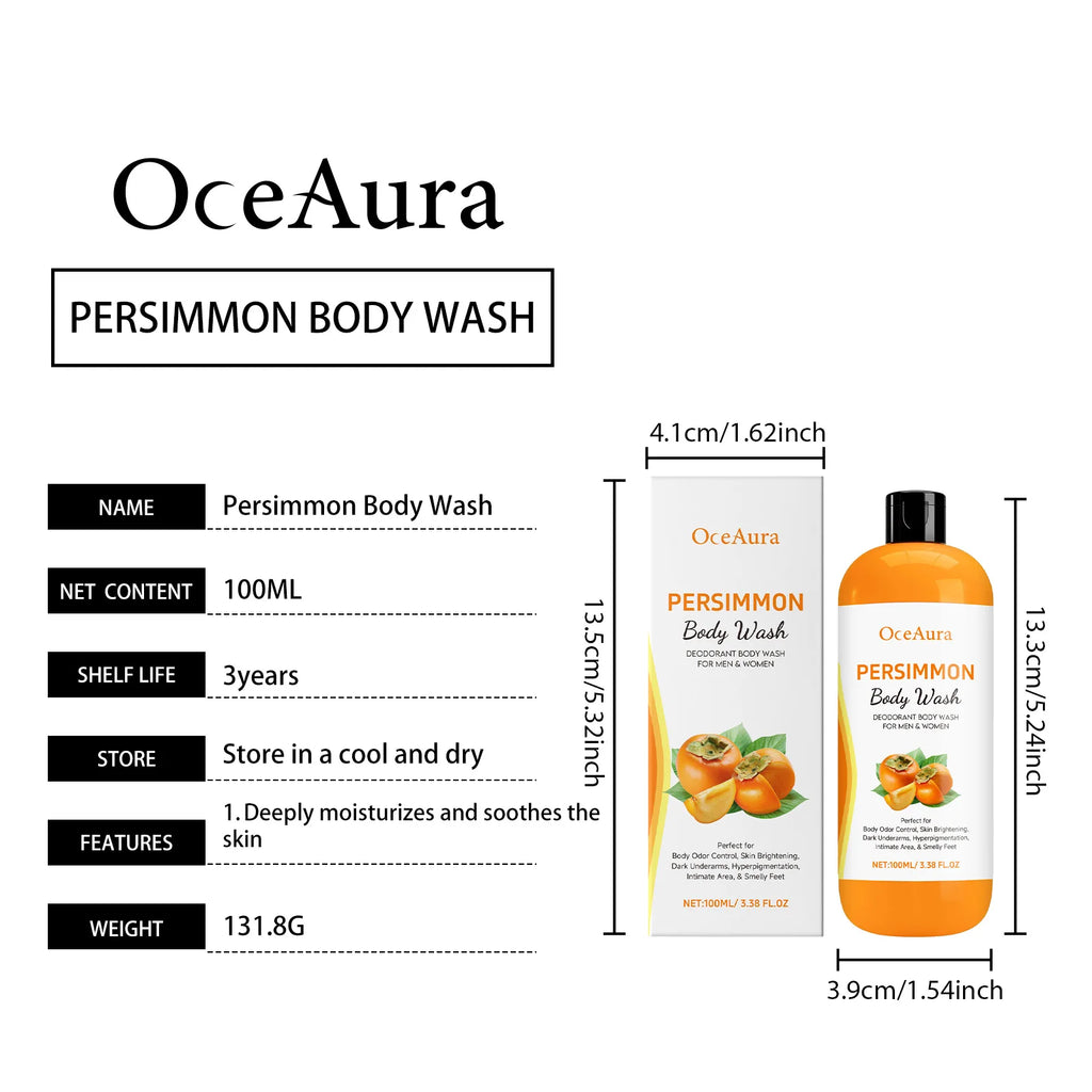 Gel Douche Éclat au Kaki